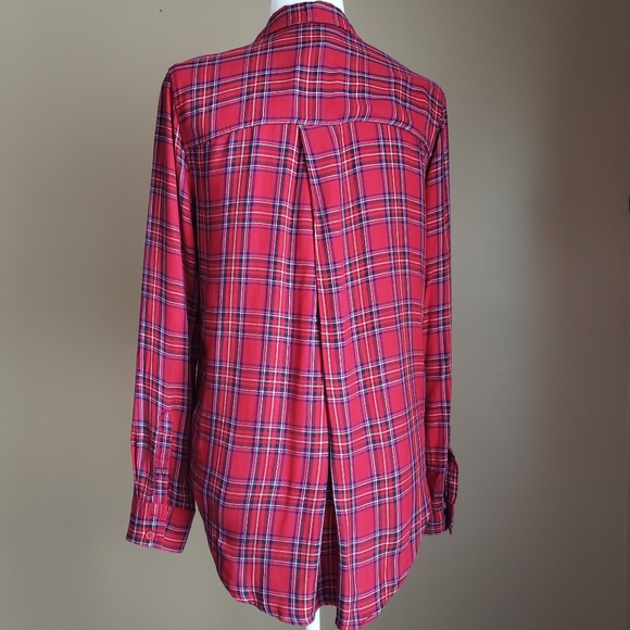 Universal Thread Goods Co. Red Plaid Flannel Shirt - Picture 3 of 4